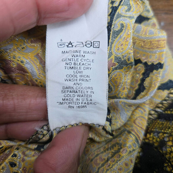 Vintage Val Mode Satin & Lace Slip Dress M 90s Y2K Coquette Lingerie Nightgown - Picture 10 of 12